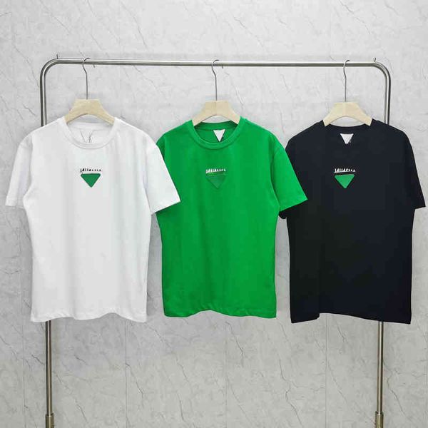 2022 new bv couple t-shirt summer triangle printed 3-color short sleeve female, White
2022 new bv couple t-shirt summer triangle printed 3-color short sleeve female, White