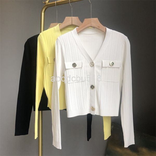 women's knits & tees non market goods bajia knitted cardigan women's early spring french temperament metal buckle v-neck jacket, White
women's knits & tees non market goods bajia knitted cardigan women's early spring french temperament metal buckle v-neck jacket, White