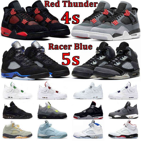 2022 men basketball shoes jumpman 4s red thunder infrared black cat bred what the 5s racer blue anthracite raging bull bluebird mens women
2022 men basketball shoes jumpman 4s red thunder infrared black cat bred what the 5s racer blue anthracite raging bull bluebird mens women