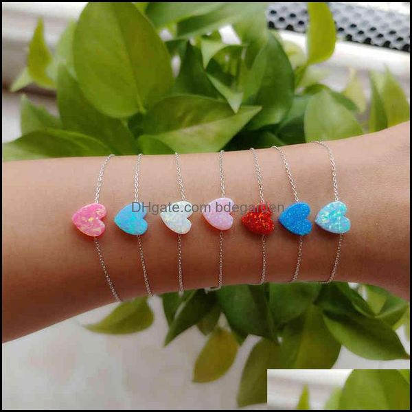 charm bracelets moq is 1pc 2021 sale fashion 10mm synthetic opal red heart bracelet with 925 sier hiqh quality je bdegarden dhib4, Golden;silver
charm bracelets moq is 1pc 2021 sale fashion 10mm synthetic opal red heart bracelet with 925 sier hiqh quality je bdegarden dhib4, Golden;silver