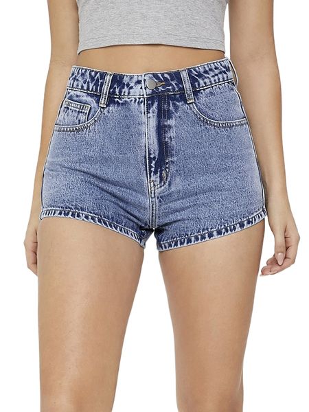 high waist washed denim shorts y9h0#, White;black 
high waist washed denim shorts y9h0#, White;black