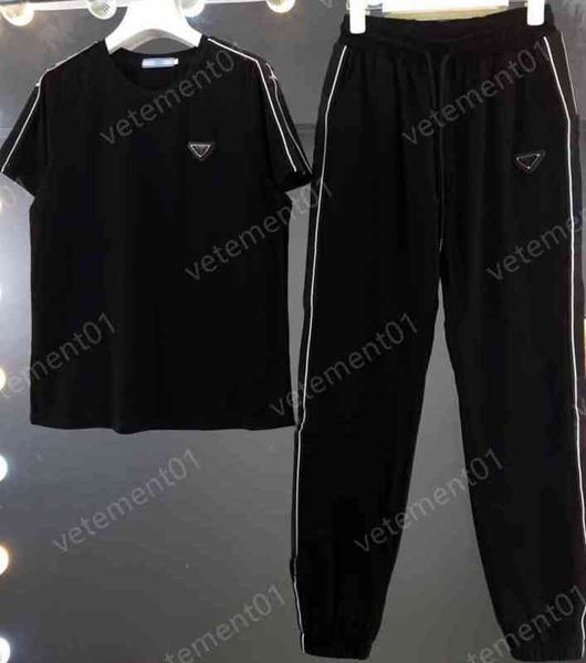 womens two piece pants fashion brand three-piece logo white t-shirt with casual trousers sets luxury designer tracksuits 0912
womens two piece pants fashion brand three-piece logo white t-shirt with casual trousers sets luxury designer tracksuits 0912