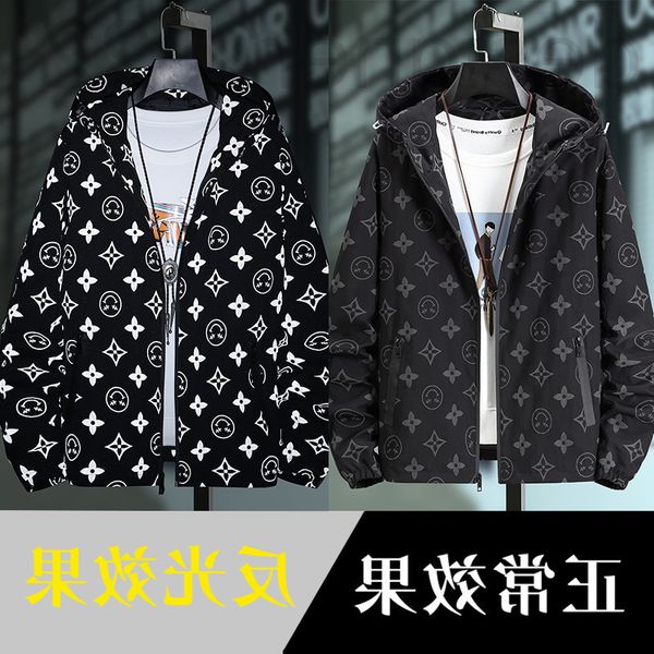 men's jackets designer night vision reflective jacket men's autumn fashion jacket large loose spring and sports 9apv, Black;brown 
men's jackets designer night vision reflective jacket men's autumn fashion jacket large loose spring and sports 9apv, Black;brown