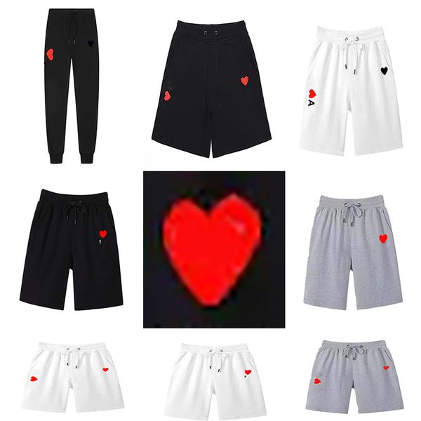 cdg designer men's shorts japanese love print female couple beach pants play overalls factory direct sales, White;black
cdg designer men's shorts japanese love print female couple beach pants play overalls factory direct sales, White;black