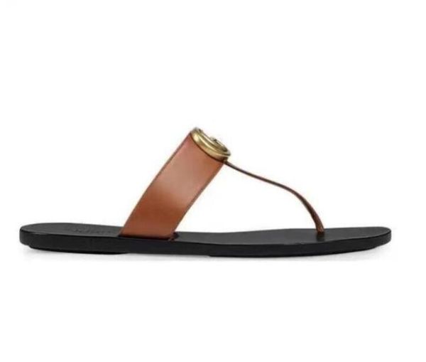 2022 designer slides women flip flops leather women sandal with double metal black white brown slippers summer beach sandals with box 35-45
2022 designer slides women flip flops leather women sandal with double metal black white brown slippers summer beach sandals with box 35-45