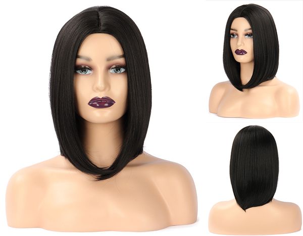 new stylish women's short black bob straight cosplay hair full wig, Black;brown
new stylish women's short black bob straight cosplay hair full wig, Black;brown