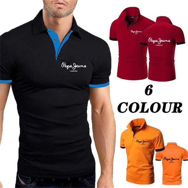 summer men's polo shirts high street fashion all-match short sleeve male turn-down collar shirts business golf wear 220706, White;black
summer men's polo shirts high street fashion all-match short sleeve male turn-down collar shirts business golf wear 220706, White;black