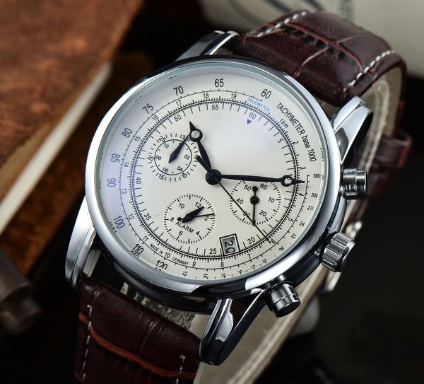 fashion brand watch men women business six pin quartz watches classic trend multiple styles, Slivery;brown
fashion brand watch men women business six pin quartz watches classic trend multiple styles, Slivery;brown