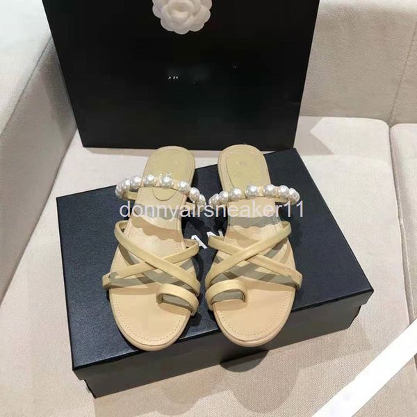 sandals xiaoxiangfeng summer gentle wind pearl flat bottom cover toe sandals leisure vacation flip flops beach shoes, Black
sandals xiaoxiangfeng summer gentle wind pearl flat bottom cover toe sandals leisure vacation flip flops beach shoes, Black
