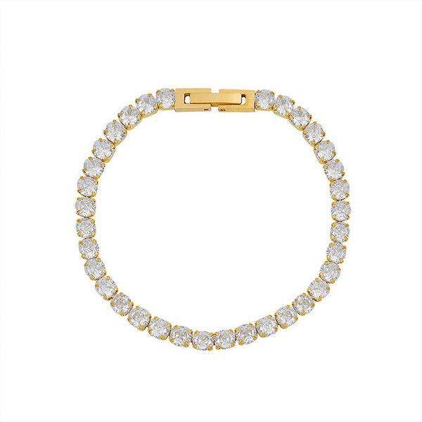 charm bracelets light luxury niche simple design gypsophila zircon stainless steel bracelet for women's wedding wholesale, Golden;silver
charm bracelets light luxury niche simple design gypsophila zircon stainless steel bracelet for women's wedding wholesale, Golden;silver
