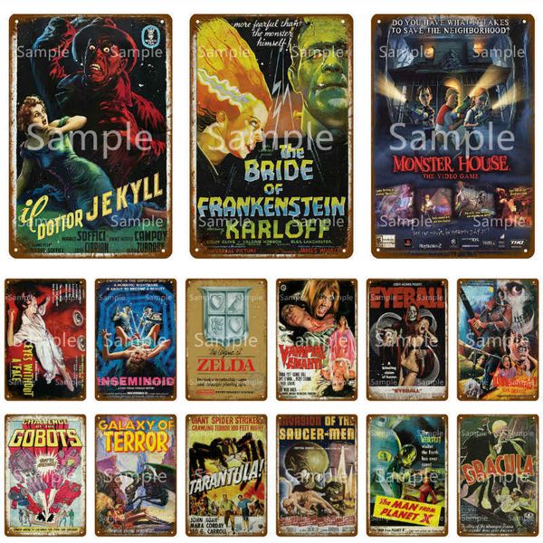 video game metal poster tin sign vintage monster house man cave gamer room decor plaque metal wall decorative plate
video game metal poster tin sign vintage monster house man cave gamer room decor plaque metal wall decorative plate
