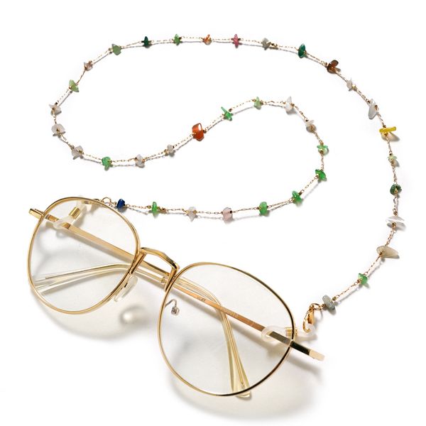 fashion personality glasses chain antilost lanyard maskchain seven colors optional stone long decoration chain
fashion personality glasses chain antilost lanyard maskchain seven colors optional stone long decoration chain