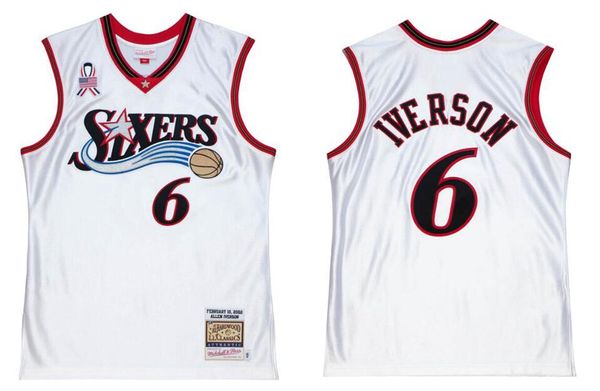 stitched allen iverson all-star basketball jersey s-6xl mitchell & ness 2001-02 mesh hardwoods classics retro version men women youth jersey, Black;red
stitched allen iverson all-star basketball jersey s-6xl mitchell & ness 2001-02 mesh hardwoods classics retro version men women youth jersey, Black;red