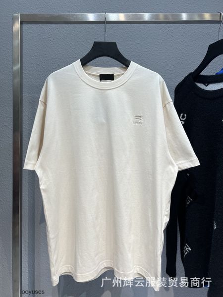 men tshirt fashion balenciga high chest hook letter embroidery short sleeve double tshirt brand loose, White;black
men tshirt fashion balenciga high chest hook letter embroidery short sleeve double tshirt brand loose, White;black