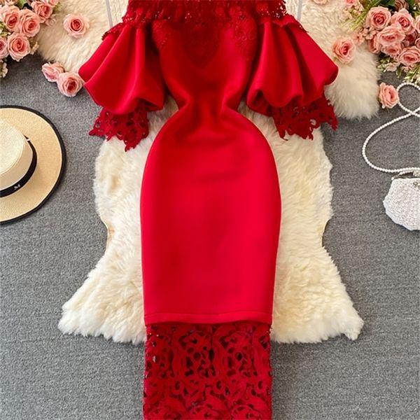 hollow out lace bodycon long dress women elegant red pink white off shoulder patchwork maxi party vestidos autumn 220614, Black;gray
hollow out lace bodycon long dress women elegant red pink white off shoulder patchwork maxi party vestidos autumn 220614, Black;gray