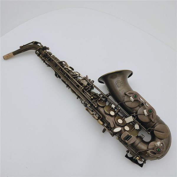 brand kas-901 alto saxophone eb tune brown antique copper woodwind instrument with case accessories
brand kas-901 alto saxophone eb tune brown antique copper woodwind instrument with case accessories