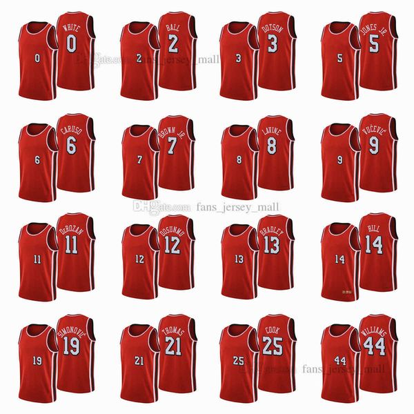 printed city basketball jerseys 9 nikola 11 demar vucevic derozan 8 zach 2 lonzo lavine ball thompson caruso williams white brown bradley gr, Black;red
printed city basketball jerseys 9 nikola 11 demar vucevic derozan 8 zach 2 lonzo lavine ball thompson caruso williams white brown bradley gr, Black;red