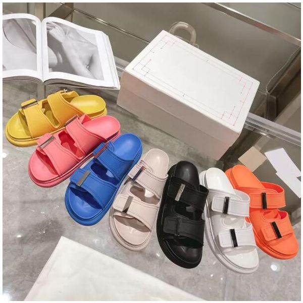 women flat slippers fashion designers macarone candy color sandals comfortable slides superior quality thick bottom womens flip flops sandal, Black
women flat slippers fashion designers macarone candy color sandals comfortable slides superior quality thick bottom womens flip flops sandal, Black
