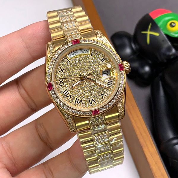 diamond watch automatic mechanical mens watches men wristwatch 40mm stainless steel waterproof wristwatches montre de luxe, Slivery;brown
diamond watch automatic mechanical mens watches men wristwatch 40mm stainless steel waterproof wristwatches montre de luxe, Slivery;brown