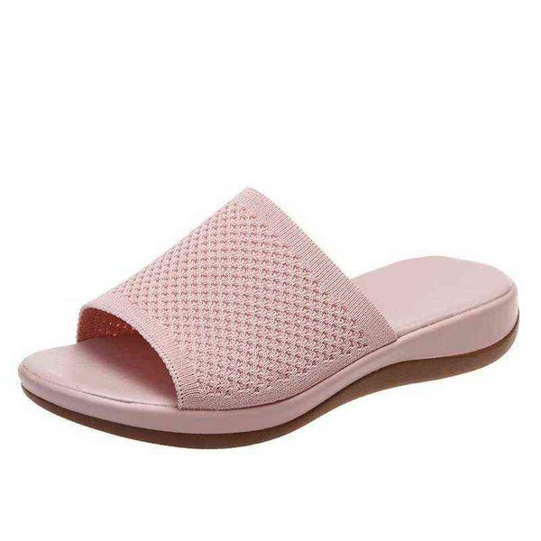 women shoes knitting slippers beach wedge ladies sandals slip on thick bottom retro female slippers platform sandals y220421, Black
women shoes knitting slippers beach wedge ladies sandals slip on thick bottom retro female slippers platform sandals y220421, Black