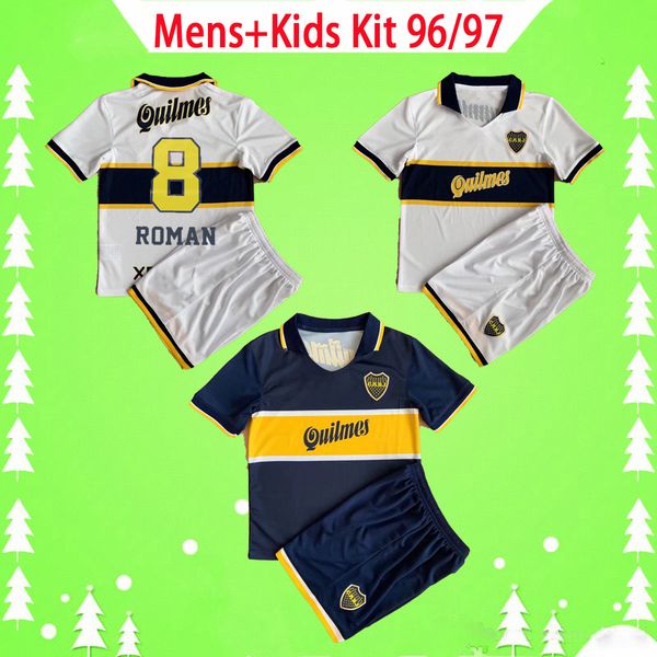 + kids kit 1996 1997 1998 boca juniors soccer jerseys retro classic 96 97 98 boys set roman maradona vintage children football shirts mens s, Black
+ kids kit 1996 1997 1998 boca juniors soccer jerseys retro classic 96 97 98 boys set roman maradona vintage children football shirts mens s, Black