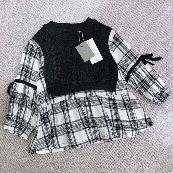 autumn little girls outfits knit splicing plaid long blouse fashion korean long sleeve shirt cute children come l220715, Red;yellow
autumn little girls outfits knit splicing plaid long blouse fashion korean long sleeve shirt cute children come l220715, Red;yellow