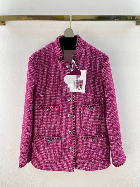 802 2022 autumn women's coat jacket long sleeve v neck button tweed fashion weilan, Black;brown
802 2022 autumn women's coat jacket long sleeve v neck button tweed fashion weilan, Black;brown