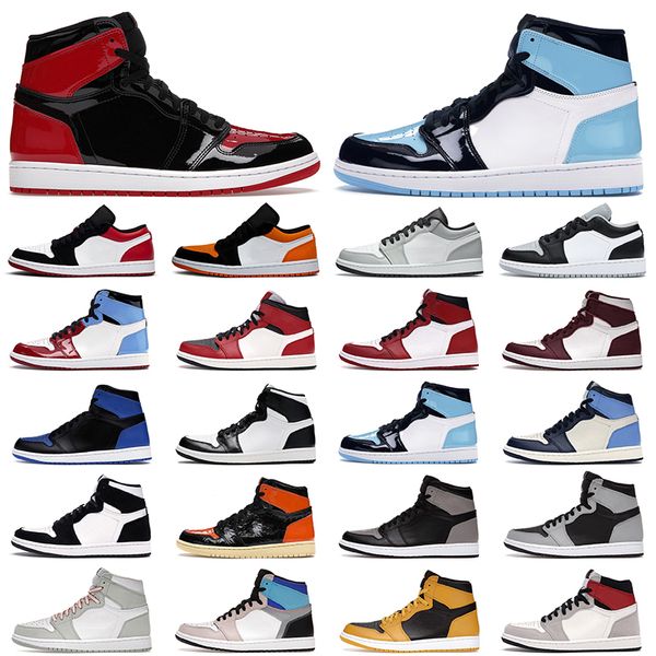 jumpman 1 1s men basketball shoes bred patent university blue shadow shattered backboard light smoke grey women mens trainers outdoor sports
jumpman 1 1s men basketball shoes bred patent university blue shadow shattered backboard light smoke grey women mens trainers outdoor sports