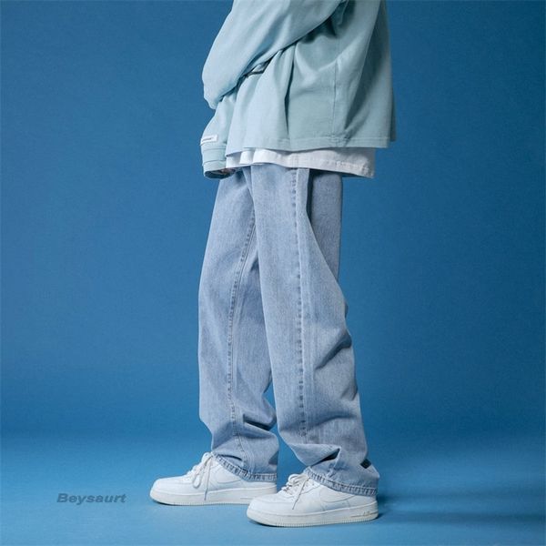 spring wideleg jeans mens fashion casual korean men streetwear loose hiphop straight denim trousers m2xl 220810, Blue
spring wideleg jeans mens fashion casual korean men streetwear loose hiphop straight denim trousers m2xl 220810, Blue