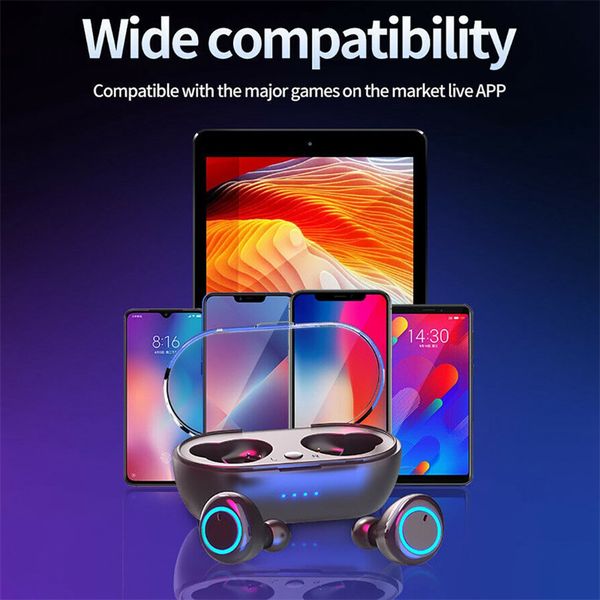 y50 tws wireless blutooth 5.0 headphones earphones noise cancelling headset hifi 3d stereo sound music in-ear earbuds for iphone samsung hua
y50 tws wireless blutooth 5.0 headphones earphones noise cancelling headset hifi 3d stereo sound music in-ear earbuds for iphone samsung hua