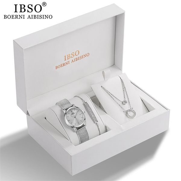ibso women's quartz watch set crystal bracelet necklace watch sets female jewelry set silver set watch valentine's day gift 220409, Slivery;golden
ibso women's quartz watch set crystal bracelet necklace watch sets female jewelry set silver set watch valentine's day gift 220409, Slivery;golden