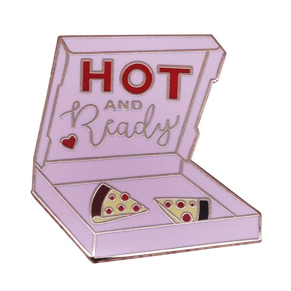 and ready hard enamel pin delicious tasty pizza brooch medal cute cartoon gourmet lunch box badge unique jewelry gift, Blue
and ready hard enamel pin delicious tasty pizza brooch medal cute cartoon gourmet lunch box badge unique jewelry gift, Blue