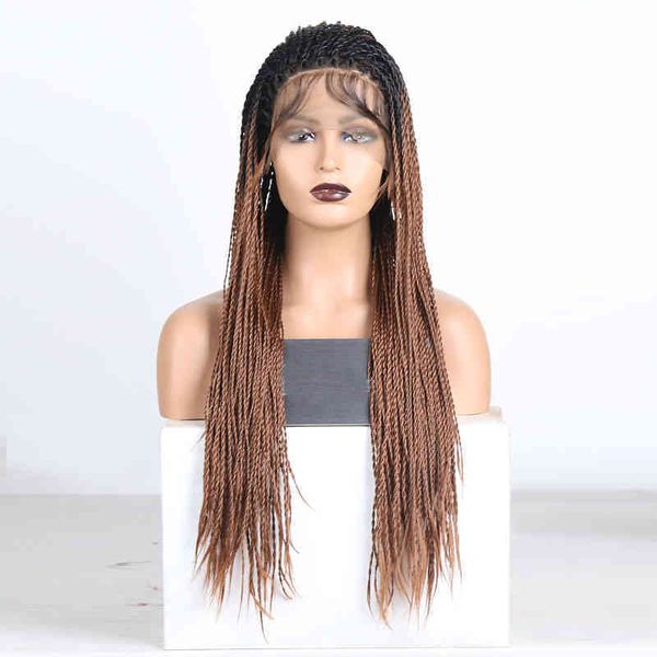 ombre brown synthetic long braided 13*4lace front box braids wigs for women high temperature african braided wigs with baby hair, Golden;white
ombre brown synthetic long braided 13*4lace front box braids wigs for women high temperature african braided wigs with baby hair, Golden;white