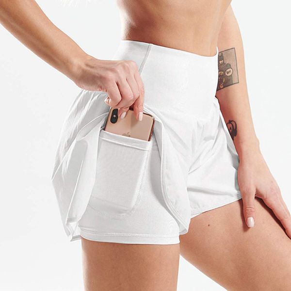 summer new sports anti-glare shorts women's fitness running quick-drying breathable fake two-piece yoga shorts, White;black
summer new sports anti-glare shorts women's fitness running quick-drying breathable fake two-piece yoga shorts, White;black