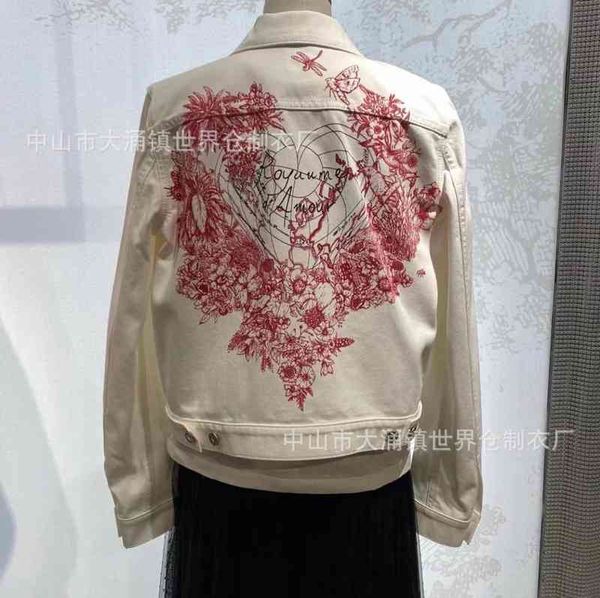 women's jackets d fily early autumn bee embroidery love cowboy jacket tanabata shenzhen nanyou, Black;brown
women's jackets d fily early autumn bee embroidery love cowboy jacket tanabata shenzhen nanyou, Black;brown