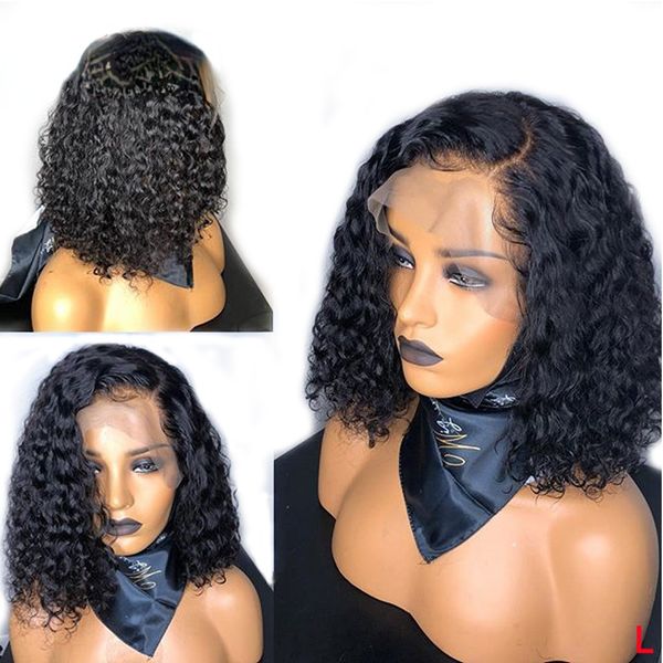 honey blonde curly bob wig 13x6 lace front human hair wigs brazilian remy hair natural color lace wig pre plucked 180% for women, Black
honey blonde curly bob wig 13x6 lace front human hair wigs brazilian remy hair natural color lace wig pre plucked 180% for women, Black