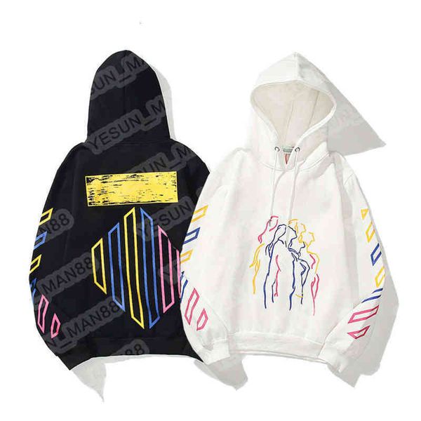 designer luxury of classic arrowhead hip hop heren hoodie couples black white hand sketching color stripes print men and women hooded sweats
designer luxury of classic arrowhead hip hop heren hoodie couples black white hand sketching color stripes print men and women hooded sweats