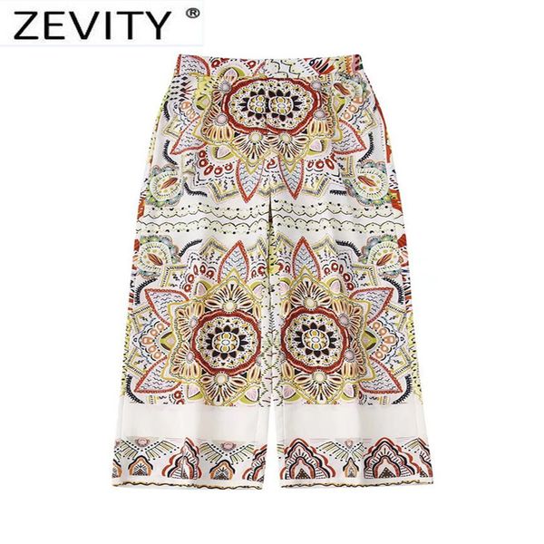 women's pants capris zevity women vintage position totem floral print casual f 220823, Black;white
women's pants capris zevity women vintage position totem floral print casual f 220823, Black;white