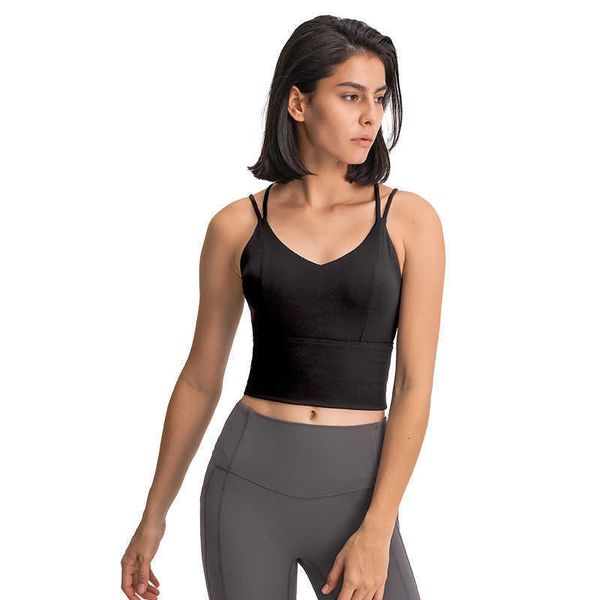 lu-66 nude extended hem sports bra yoga outfits suspender cross back women underwears gym clothes padded tank, White;red
lu-66 nude extended hem sports bra yoga outfits suspender cross back women underwears gym clothes padded tank, White;red