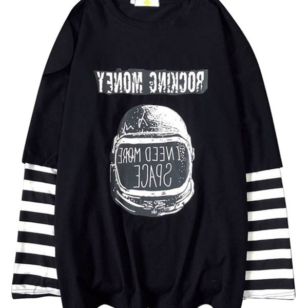 harajuku female t-shirts autumn women long sleeve t-shirt casual letter printed patchwork stripe oversize black streetwear 220321, White
harajuku female t-shirts autumn women long sleeve t-shirt casual letter printed patchwork stripe oversize black streetwear 220321, White
