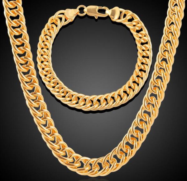 10mm men's 18k copper plated chains double button tight thick 60mm chain bracelet cuba 21 cm chain set, Silver
10mm men's 18k copper plated chains double button tight thick 60mm chain bracelet cuba 21 cm chain set, Silver