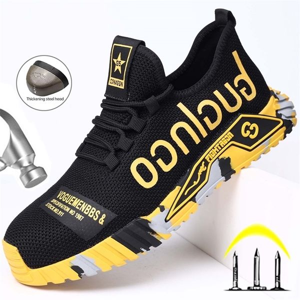 fashion safety shoes with steel toe cap work sneakers men women punctureproof boots footwear 220718, Black
fashion safety shoes with steel toe cap work sneakers men women punctureproof boots footwear 220718, Black