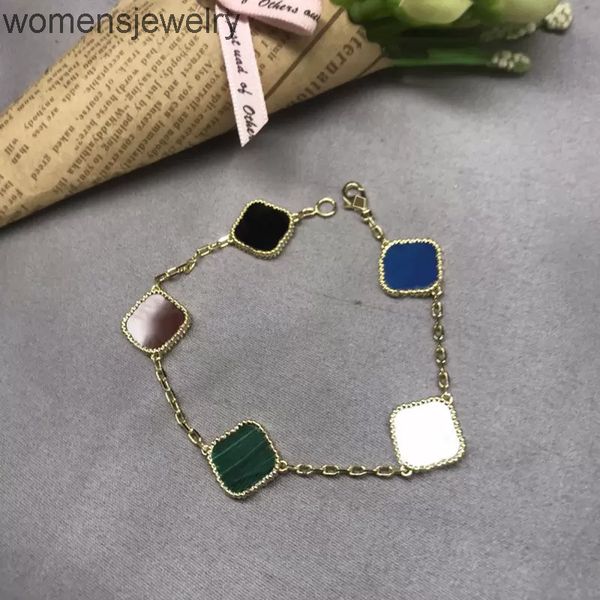 925 silver design 5 charms bracelets men women elegant bangle bracelets designer jewelry hand cleef flower party wedding anniversary gift, Golden;silver
925 silver design 5 charms bracelets men women elegant bangle bracelets designer jewelry hand cleef flower party wedding anniversary gift, Golden;silver