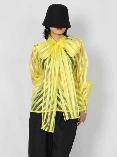 women's blouses & shirts loose shirt for women bowknot collar lantern sleeve striped female spring fashion clothing style 2022women, White
women's blouses & shirts loose shirt for women bowknot collar lantern sleeve striped female spring fashion clothing style 2022women, White