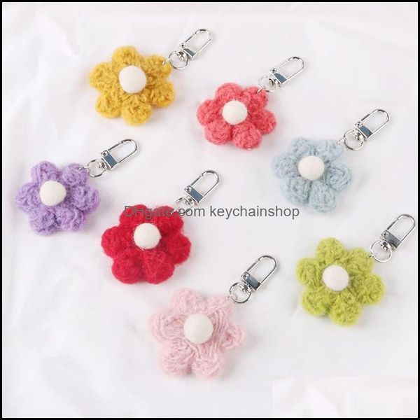 keychains fashion accessories lovely handmade woollen flower keychain keyring for women jewelry sweet knitted blossom ornament key holder gi, Silver
keychains fashion accessories lovely handmade woollen flower keychain keyring for women jewelry sweet knitted blossom ornament key holder gi, Silver