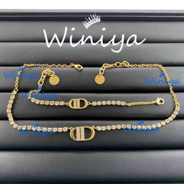 factory outlet necklace new letter diamond inlaid simple sweater chain bracelet personalized fashion cool style jewelry, Silver
factory outlet necklace new letter diamond inlaid simple sweater chain bracelet personalized fashion cool style jewelry, Silver