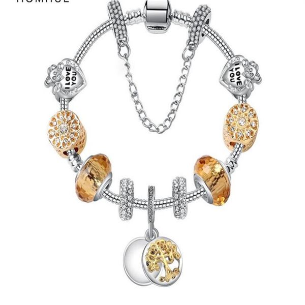 charm beads bracelet 925 silver pandora bracelets life tree pendant bangle charm gold bead as gift diy jewelry2141, Black
charm beads bracelet 925 silver pandora bracelets life tree pendant bangle charm gold bead as gift diy jewelry2141, Black