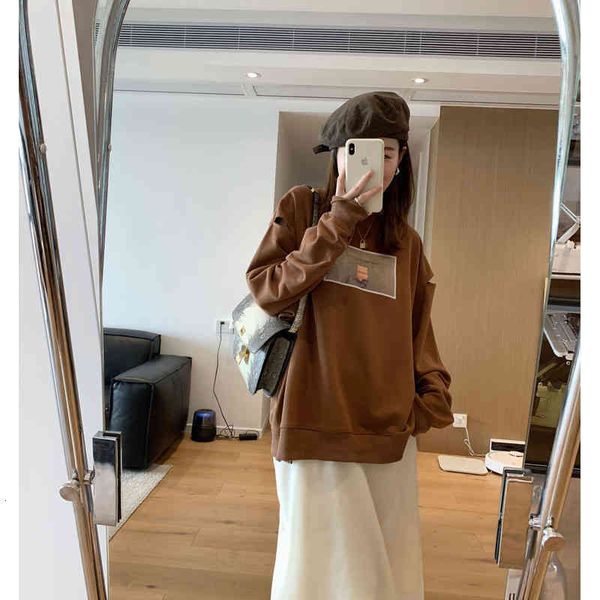 women's hoodies & sweatshirts round neck sweater women's autumn thin style korean bf lazy wind waistcoat printed embroidery oversi, Black
women's hoodies & sweatshirts round neck sweater women's autumn thin style korean bf lazy wind waistcoat printed embroidery oversi, Black