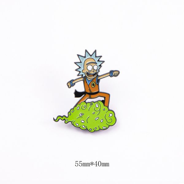 anime cartoon rick metal brooch new fashion personality male and female student clothes schoolbag accessories pendant, Blue
anime cartoon rick metal brooch new fashion personality male and female student clothes schoolbag accessories pendant, Blue