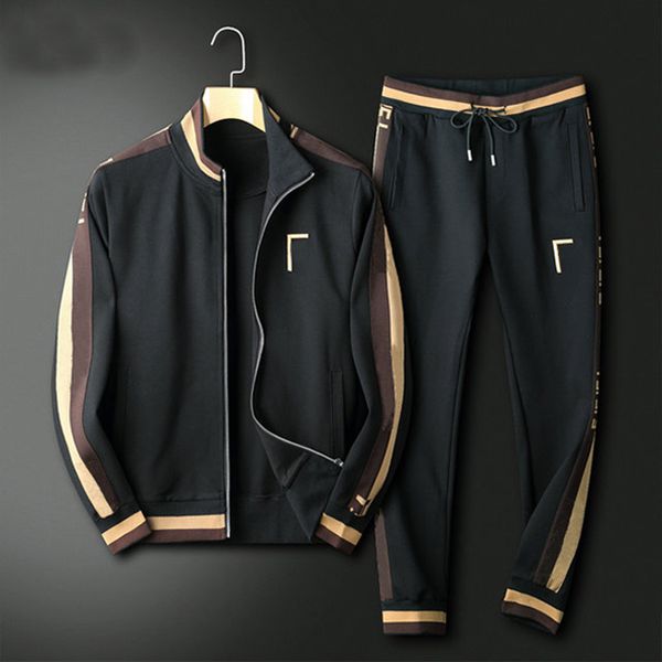2022 men's tracksuit two piece patchwork zipper jogger pants slim sweatshirt hip hop streetwear, Gray
2022 men's tracksuit two piece patchwork zipper jogger pants slim sweatshirt hip hop streetwear, Gray